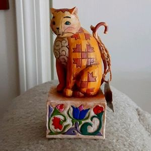 Hand Made Cat Carving